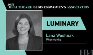 Lana Woshnak, DVP Product R&D, Recognized as Healthcare Businesswomen’s Association Luminary