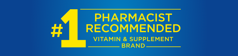Number 1 pharmacist recommended vitamin & supplement brand
